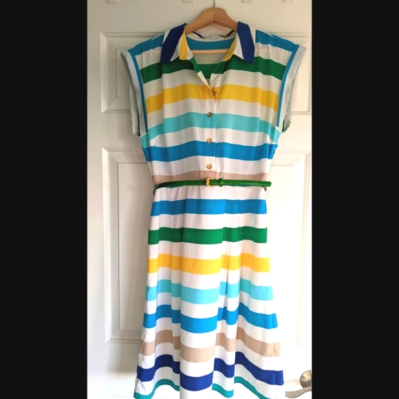 Striped Calvin Klein Striped Midi - Picture 2 of 6